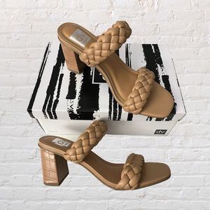 🆕 Dolce Vita “Hardey” braided strappy block heel sandals